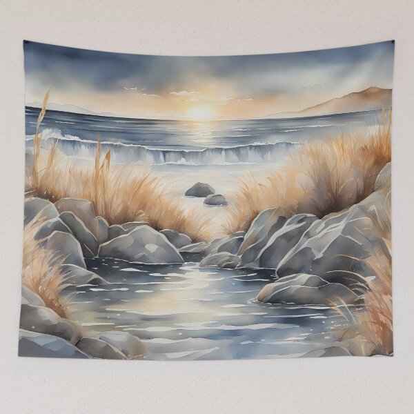 Item preview, Meditative Morning Beach designed and sold by CalmnessbyChoice.