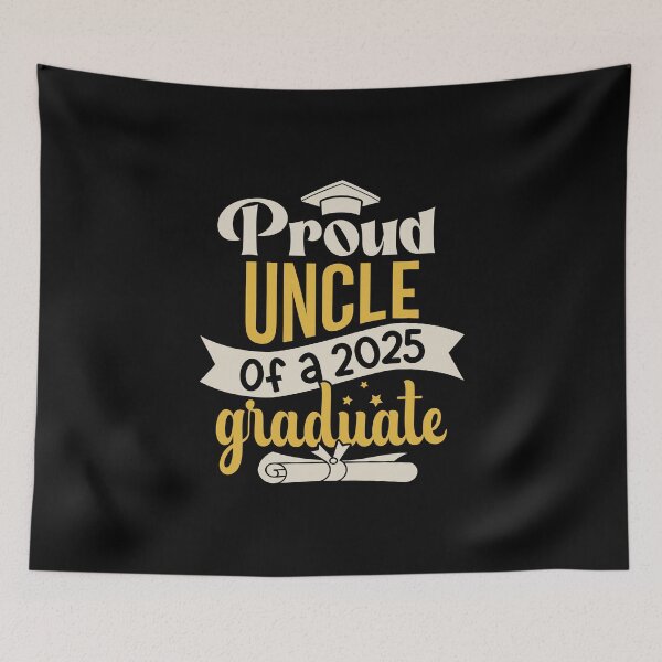Item preview, Graduation 2025 Proud Uncle Of A Graduate Family Celebration designed and sold by eclecTEEq.