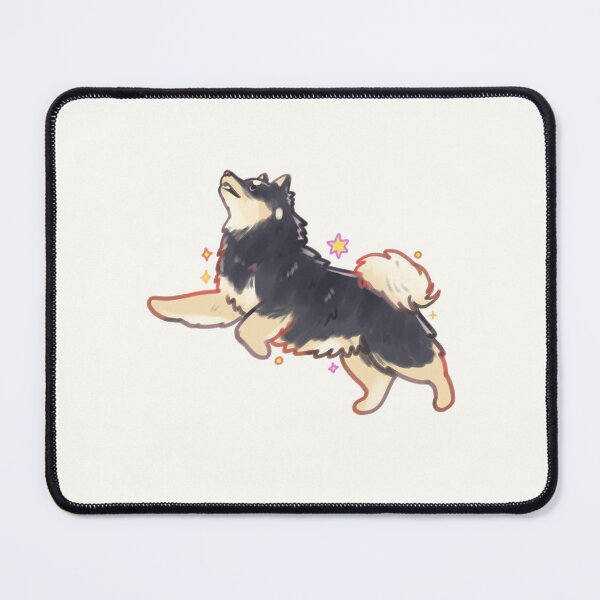 Item preview, Black Finnish Lapphund designed and sold by Mayarartsy.