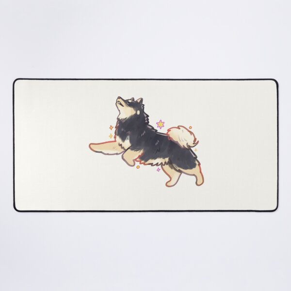 Item preview, Black Finnish Lapphund designed and sold by Mayarartsy.