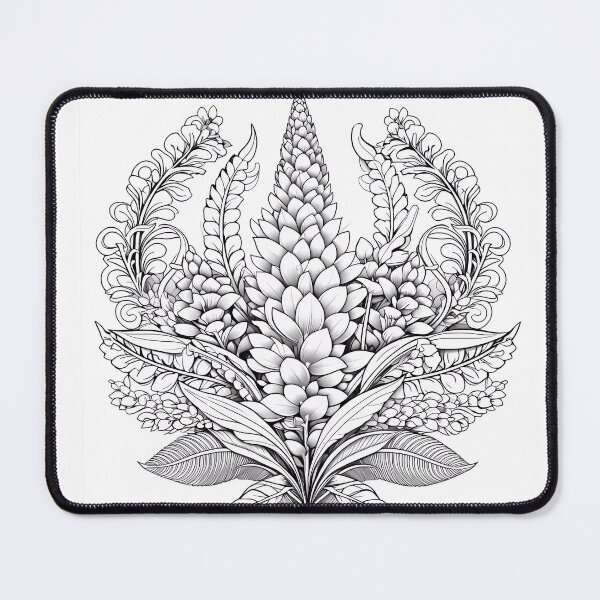 Item preview, Flower #11 Coloring Page Pattern  designed and sold by DavidColoring.