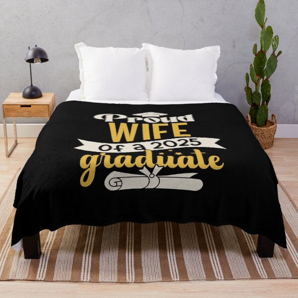 Item preview, Graduation 2025 Proud Wife Of A Graduate Family Celebration designed and sold by eclecTEEq.