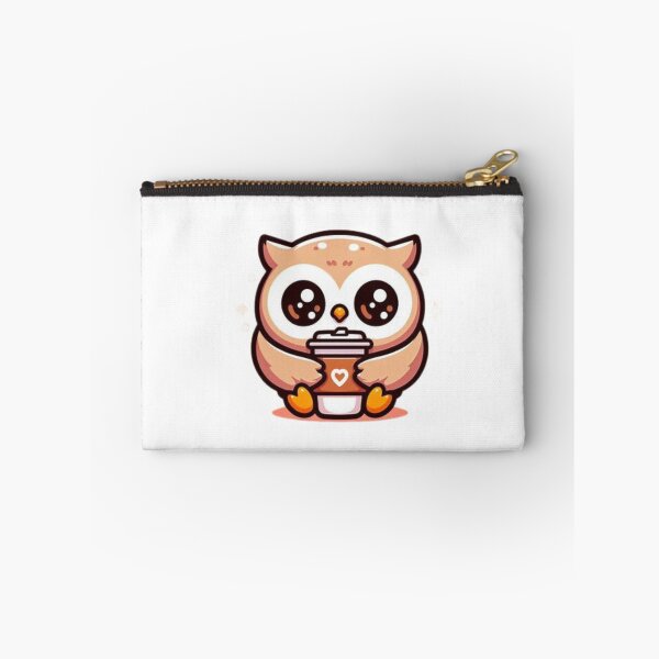 Item preview, owl with coffee designed and sold by Eternalski.