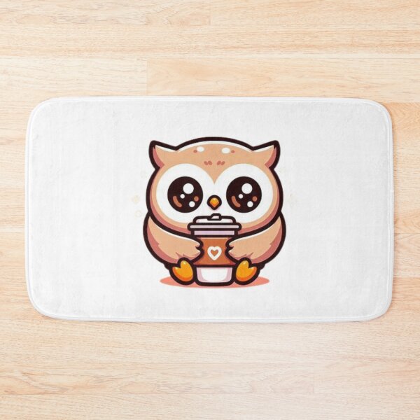 Item preview, owl with coffee designed and sold by Eternalski.