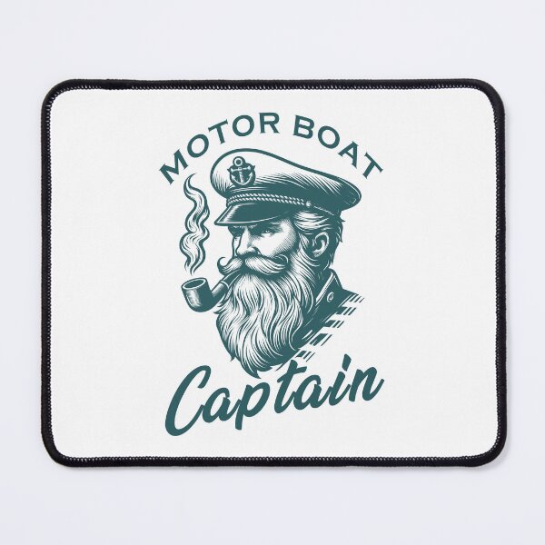 Item preview, Motor Boat Captain Vintage designed and sold by YatoMino.