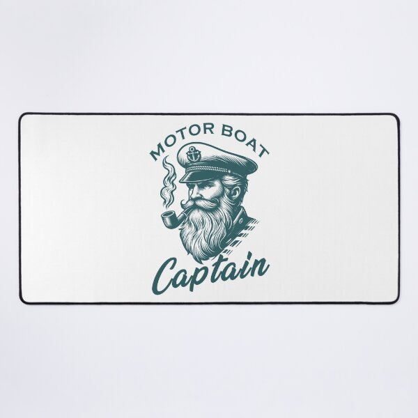 Item preview, Motor Boat Captain Vintage designed and sold by YatoMino.