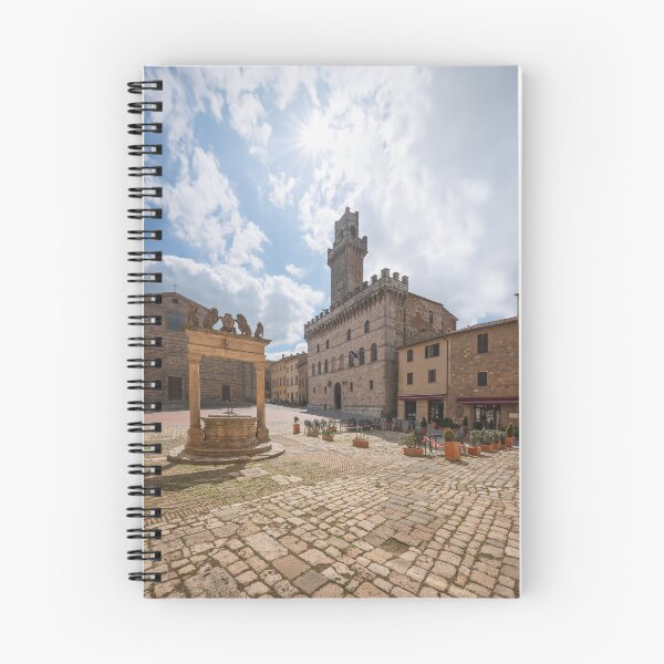 Item preview, The well, and Palazzo Comunale of Montepulciano. Tuscany designed and sold by Stefano Orazzini.