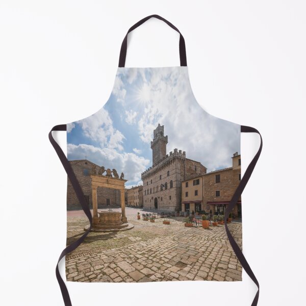 Artikelvorschau, Der Brunnen und der Palazzo Comunale von Montepulciano. Toskana entworfen und verkauft von Stefano Orazzini.