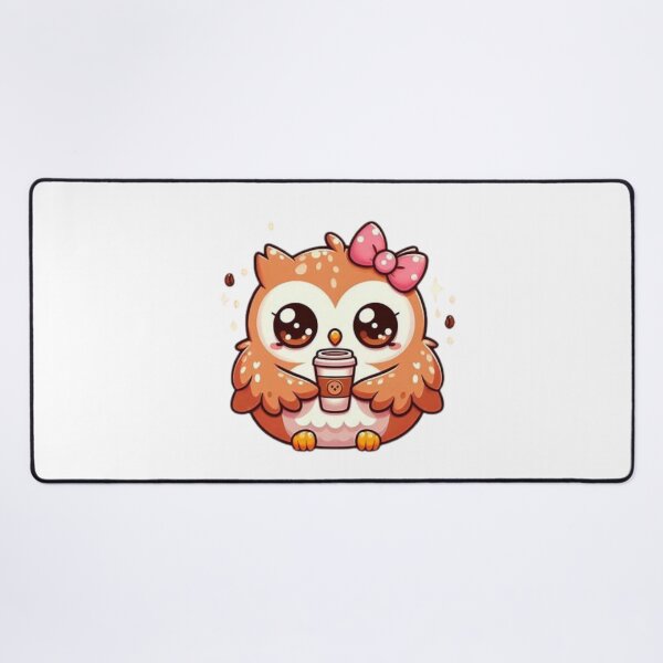 Item preview, owl with coffee designed and sold by Eternalski.