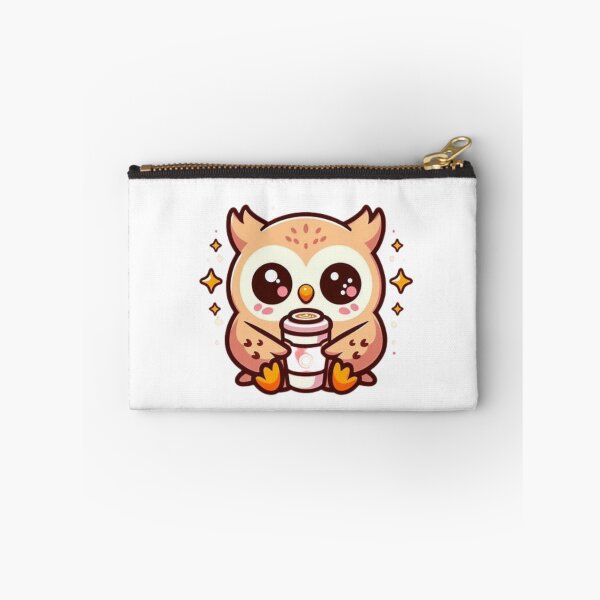 Item preview, owl with coffee designed and sold by Eternalski.