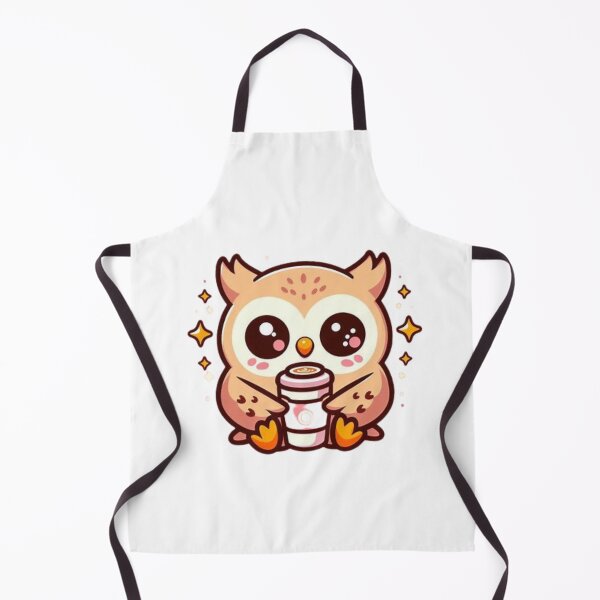 Item preview, owl with coffee designed and sold by Eternalski.