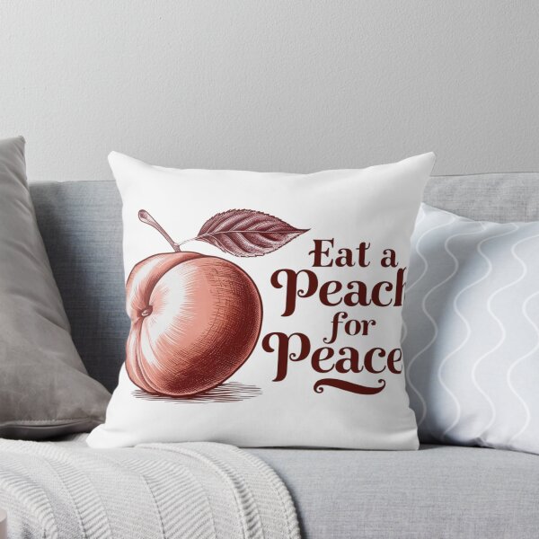Item preview, Eat a peach for peace v1 designed and sold by BashedDesign.