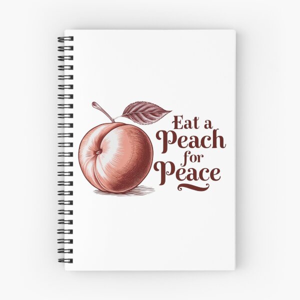 Item preview, Eat a peach for peace v1 designed and sold by BashedDesign.