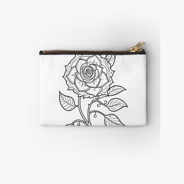 Item preview, Flower Rose #4 Coloring Page Pattern  designed and sold by DavidColoring.