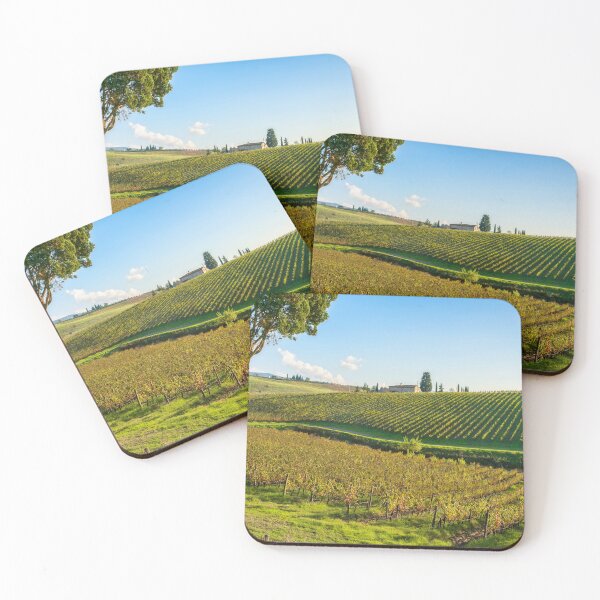 Item preview, Cypress tree and Chianti vineyards landscape. Tuscany, Italy designed and sold by Stefano Orazzini.