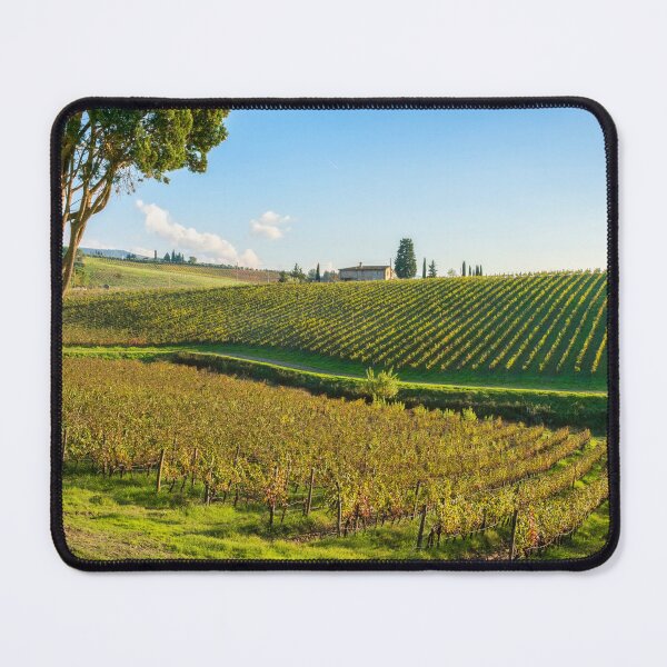 Item preview, Cypress tree and Chianti vineyards landscape. Tuscany, Italy designed and sold by Stefano Orazzini.