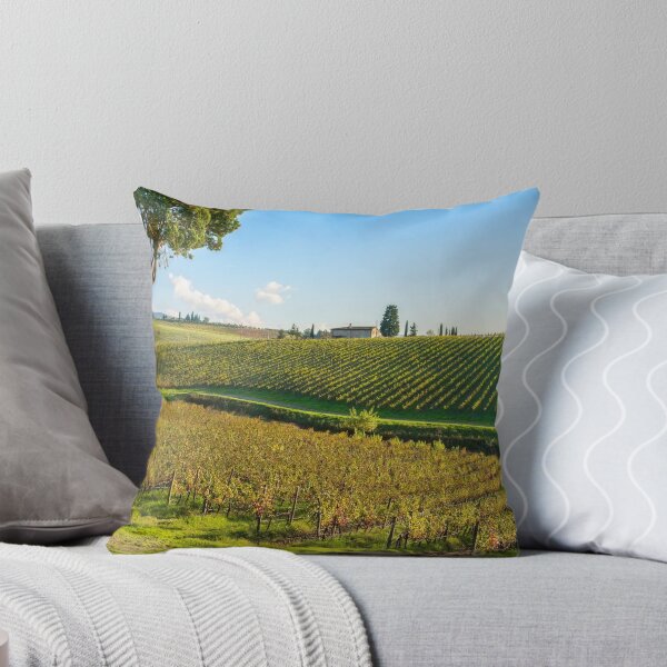 Item preview, Cypress tree and Chianti vineyards landscape. Tuscany, Italy designed and sold by Stefano Orazzini.