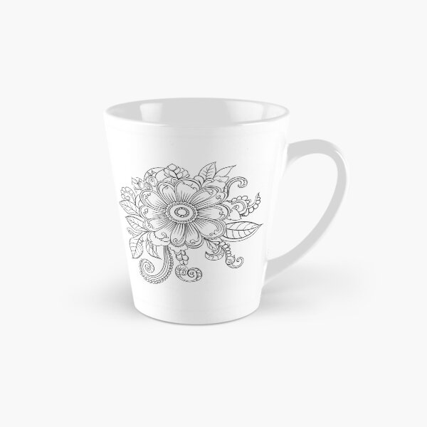 Item preview, Flower #19 Coloring Page Pattern  designed and sold by DavidColoring.