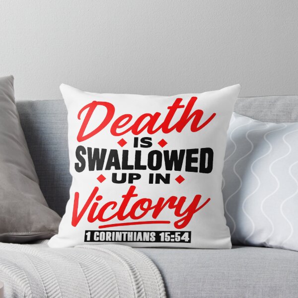 Item preview, 1 Corinthians 15:54 Death Is Swallowed Up In Victory designed and sold by plushism.