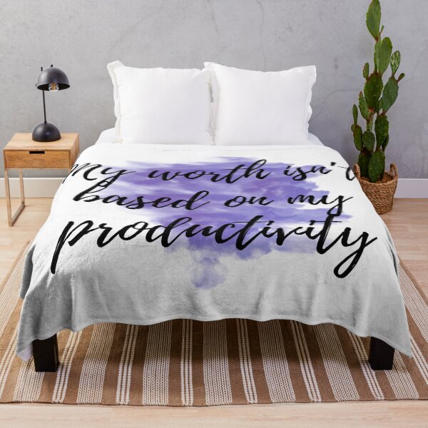 Item preview, My worth isn't based on my productivity - Positive Affirmations - For Work [ 2025 - Collection ] designed and sold by elmsstudios.
