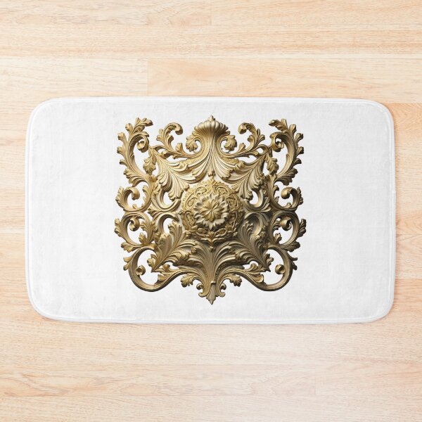 Item preview, Golden Baroque Ornament Detailed Architectural Relief Design designed and sold by gallofoto.