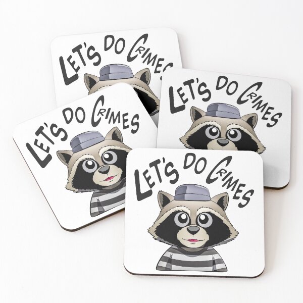 Item preview, raccoons designed and sold by QuanntixArt.
