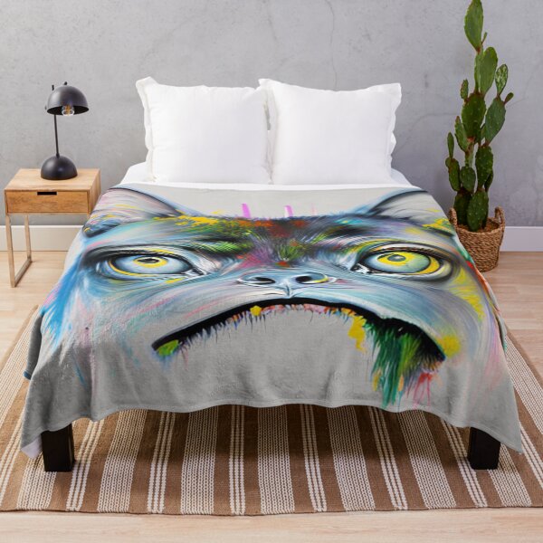 Item preview, "Whimsical Dog Portrait with Artistic Splashes" designed and sold by Fadi Alyaldani.