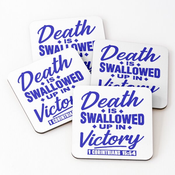 Item preview, 1 Corinthians 15:54 Death Is Swallowed Up In Victory designed and sold by plushism.