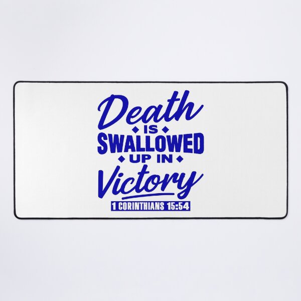 Item preview, 1 Corinthians 15:54 Death Is Swallowed Up In Victory designed and sold by plushism.