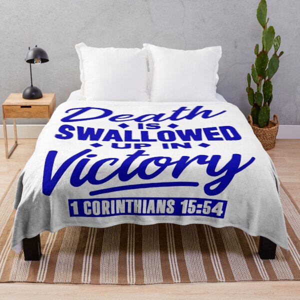 Item preview, 1 Corinthians 15:54 Death Is Swallowed Up In Victory designed and sold by plushism.