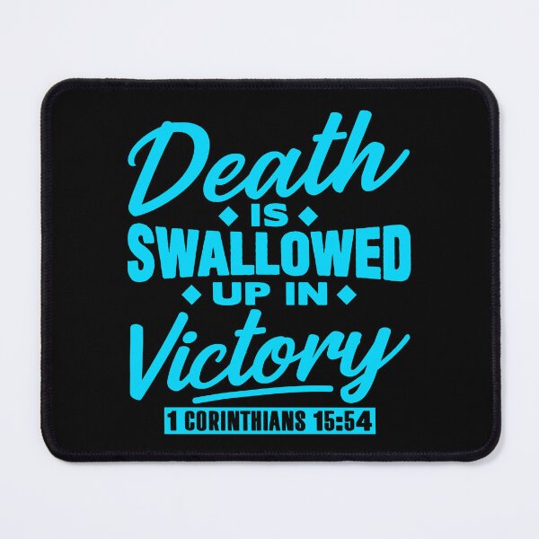 Item preview, 1 Corinthians 15:54 Death Is Swallowed Up In Victory designed and sold by plushism.