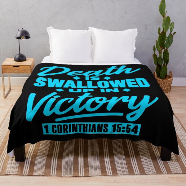 Item preview, 1 Corinthians 15:54 Death Is Swallowed Up In Victory designed and sold by plushism.