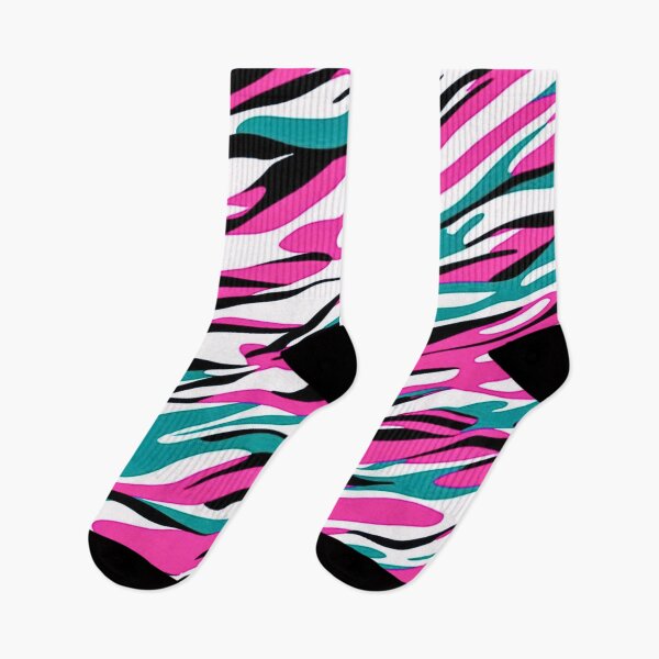 Artikelvorschau, Auffälliges Tigerstreifen-Camouflage-Design in Weiß, Rosa und Blaugrün entworfen und verkauft von CamouflageLab.
