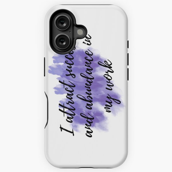 Item preview, I attract success and abundance in my work - Positive Affirmations - For Work [ 2025 - Collection ] designed and sold by elmsstudios.
