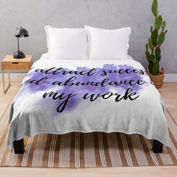 Item preview, I attract success and abundance in my work - Positive Affirmations - For Work [ 2025 - Collection ] designed and sold by elmsstudios.