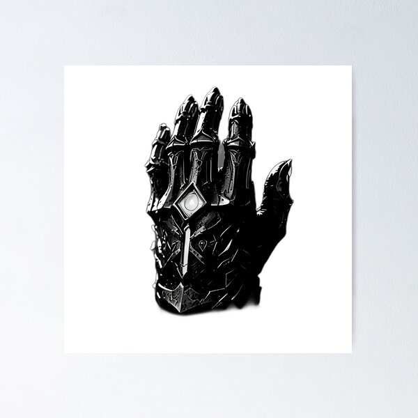Item preview, Ancient Warforged Gauntlet – Obsidian Pedestal Art designed and sold by akhdesigns7.