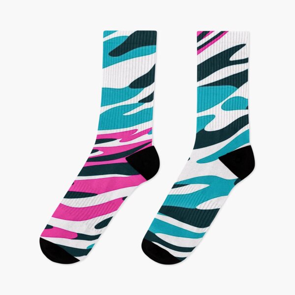 Item preview, Dynamic White, Pink, Teal Tiger Stripe Camouflage Pattern with Bold Contrast designed and sold by CamouflageLab.