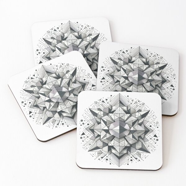 Item preview, Geometric decorative arrangement of triangular shapes designed and sold by Dogandesighn.