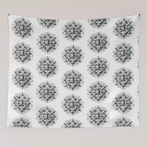 Item preview, Geometric decorative arrangement of triangular shapes designed and sold by Dogandesighn.