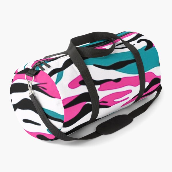 Item preview, Modern Tigerstripe Abstract Design Featuring High Contrast White, Pink, Teal designed and sold by CamouflageLab.