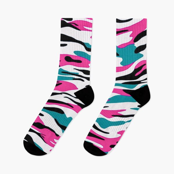 Item preview, Modern Tigerstripe Abstract Design Featuring High Contrast White, Pink, Teal designed and sold by CamouflageLab.