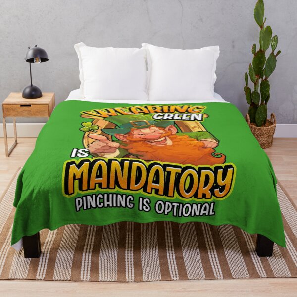 Item preview, Wearing Green is Mandatory, Pinching is Optional designed and sold by PECCATOR.