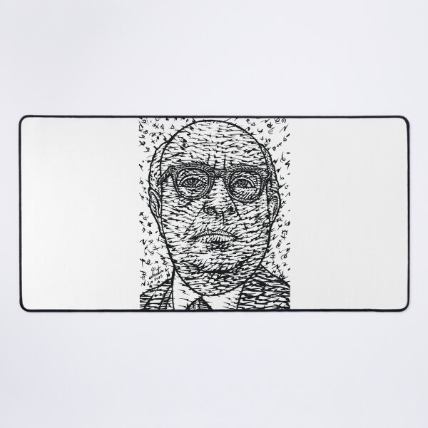 Item preview, THEODOR W. ADORNO ink portrait .1 designed and sold by lautir.