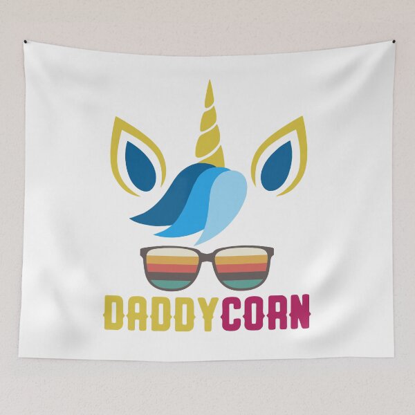 Item preview, Mens Daddycorn Family daddy Father's Day Unicorn T-Shirt designed and sold by StreetArtPro.