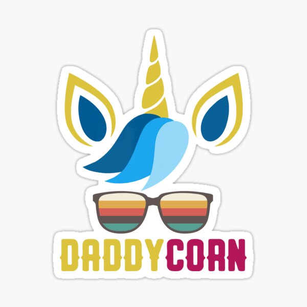 Item preview, Mens Daddycorn Family daddy Father's Day Unicorn T-Shirt designed and sold by StreetArtPro.