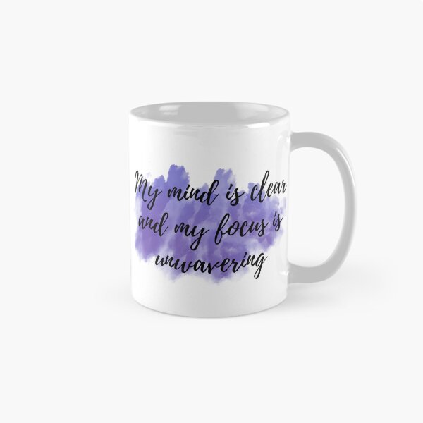 Item preview, My mind is clear and my focus is unwavering - Positive Affirmations - For Work [ 2025 - Collection ] designed and sold by elmsstudios.