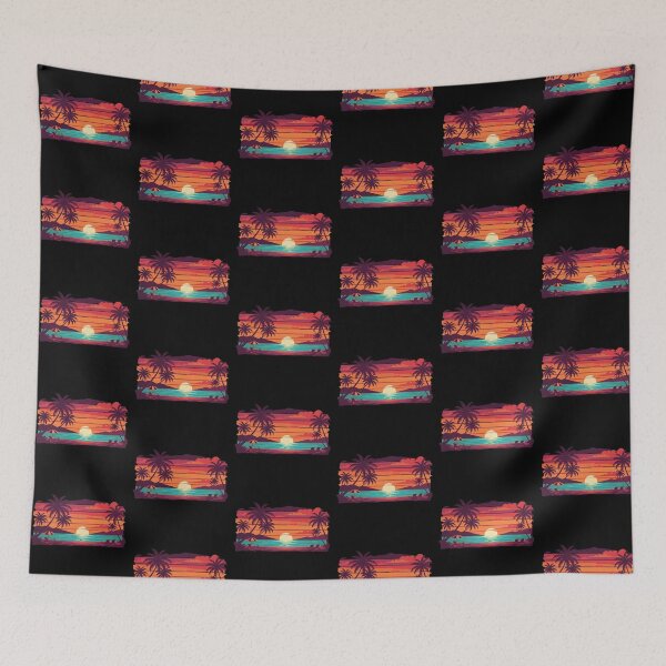 Item preview, Beach Sunset Caribean designed and sold by Tw1nsAIArt.
