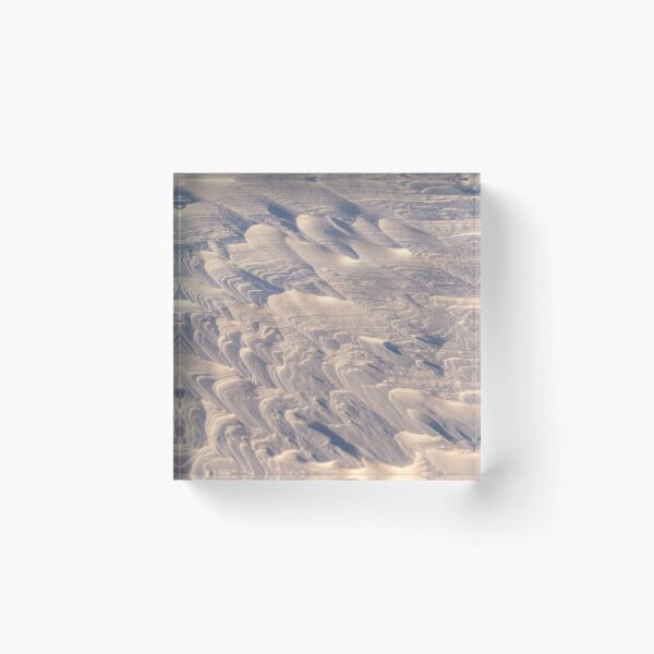 Item preview, Cool Wind Sculpted Snow Abstract designed and sold by Georgia Mizuleva.