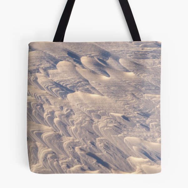 Item preview, Cool Wind Sculpted Snow Abstract designed and sold by Georgia Mizuleva.