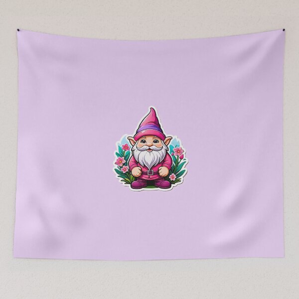 Item preview, Gnome among spring flowers designed and sold by MaBakerArt.